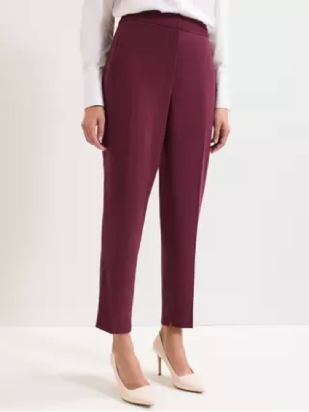 New Burgundy Maroon Trousers by ie